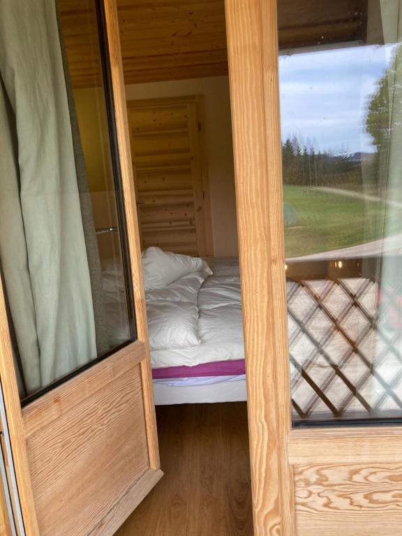 Postel nebo postele na pokoji v ubytování Ferme des Moines