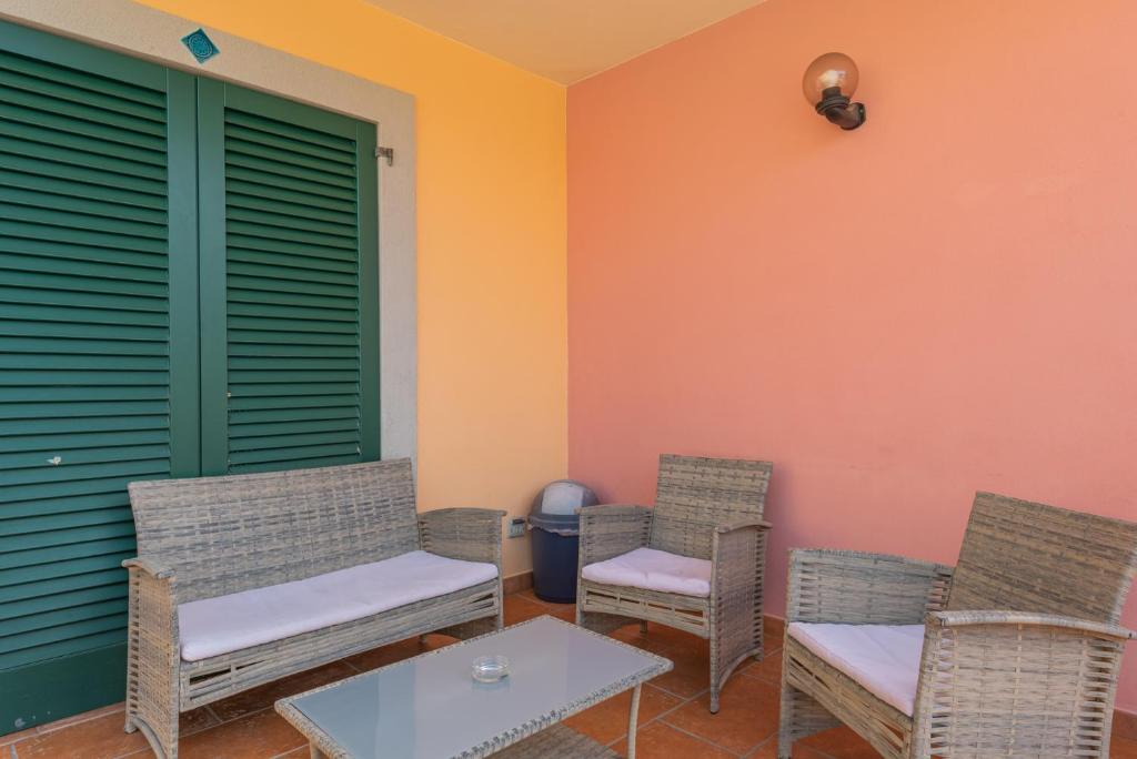 Zona de estar de Residence I Mirti Bianchi