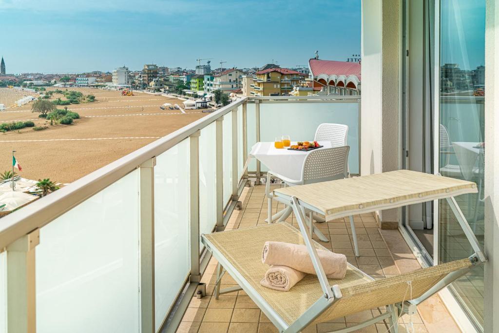 Balkón nebo terasa v ubytování Hotel Karinzia