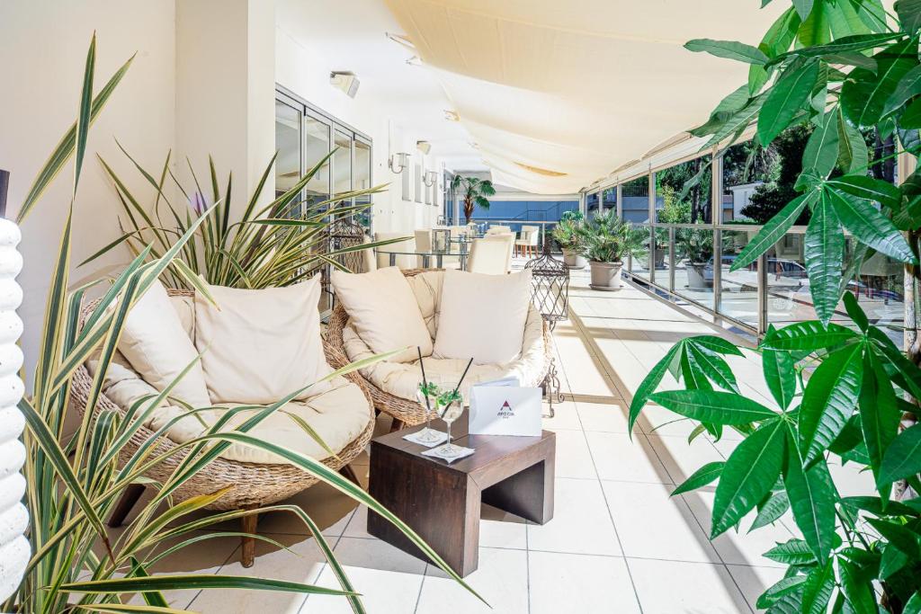 Posezení v ubytování Hotel Rex