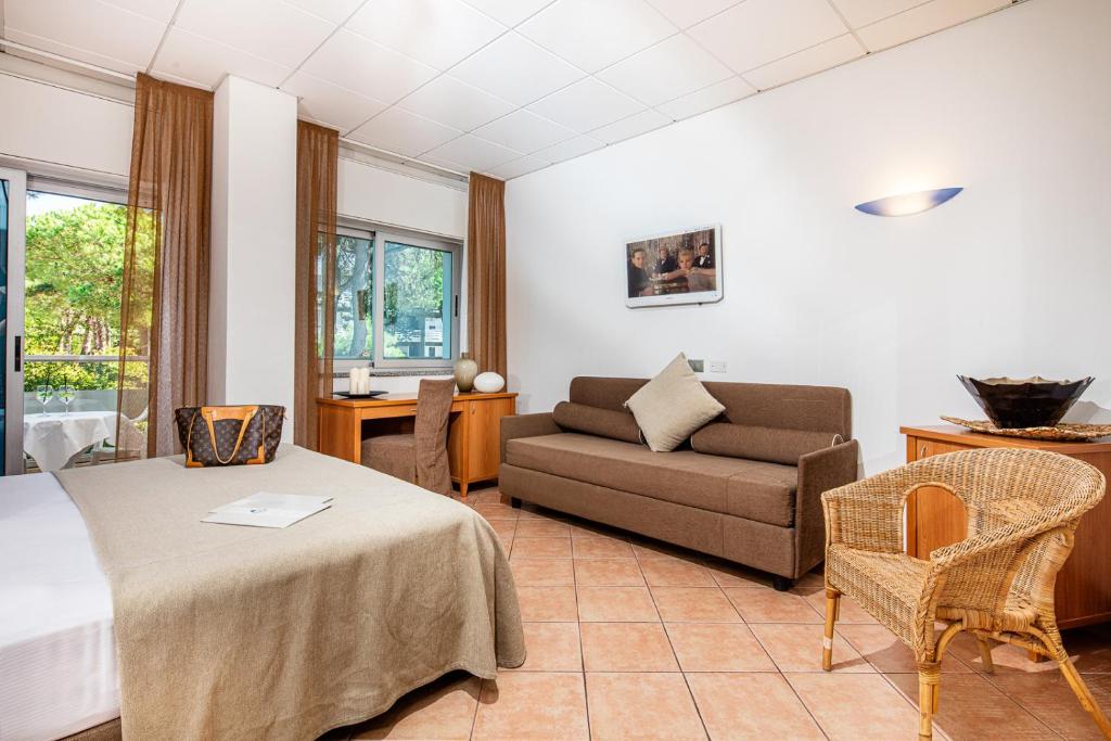Posezení v ubytování Hotel Rex