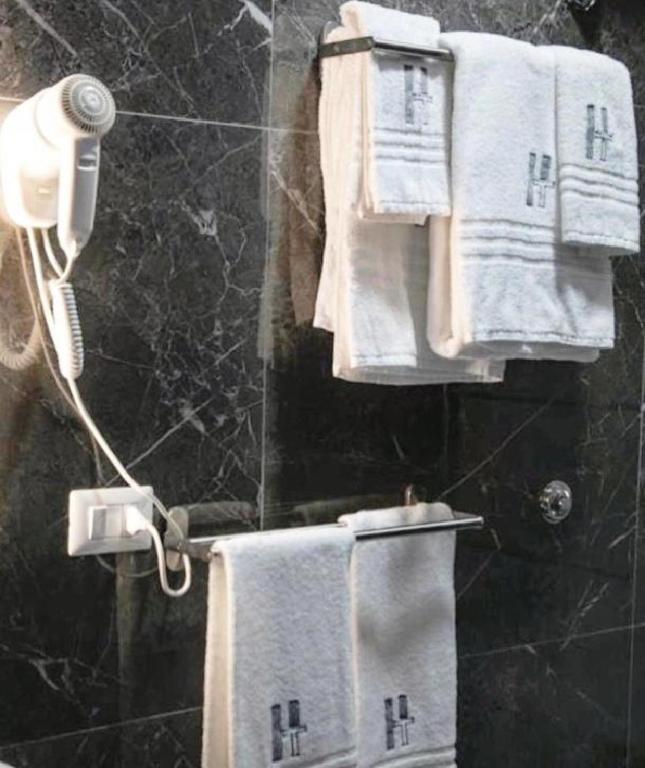 Koupelna v ubytování Hotel Trionfal