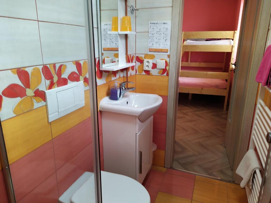 Postel nebo postele na pokoji v ubytování Apartments Klentnice U Mikulova