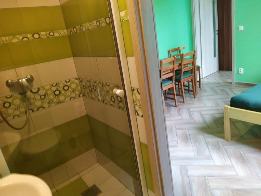 Koupelna v ubytování Apartments Klentnice U Mikulova