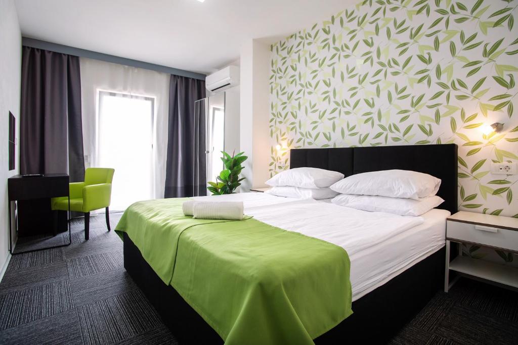 Cama o camas de una habitación en Hotel Bio