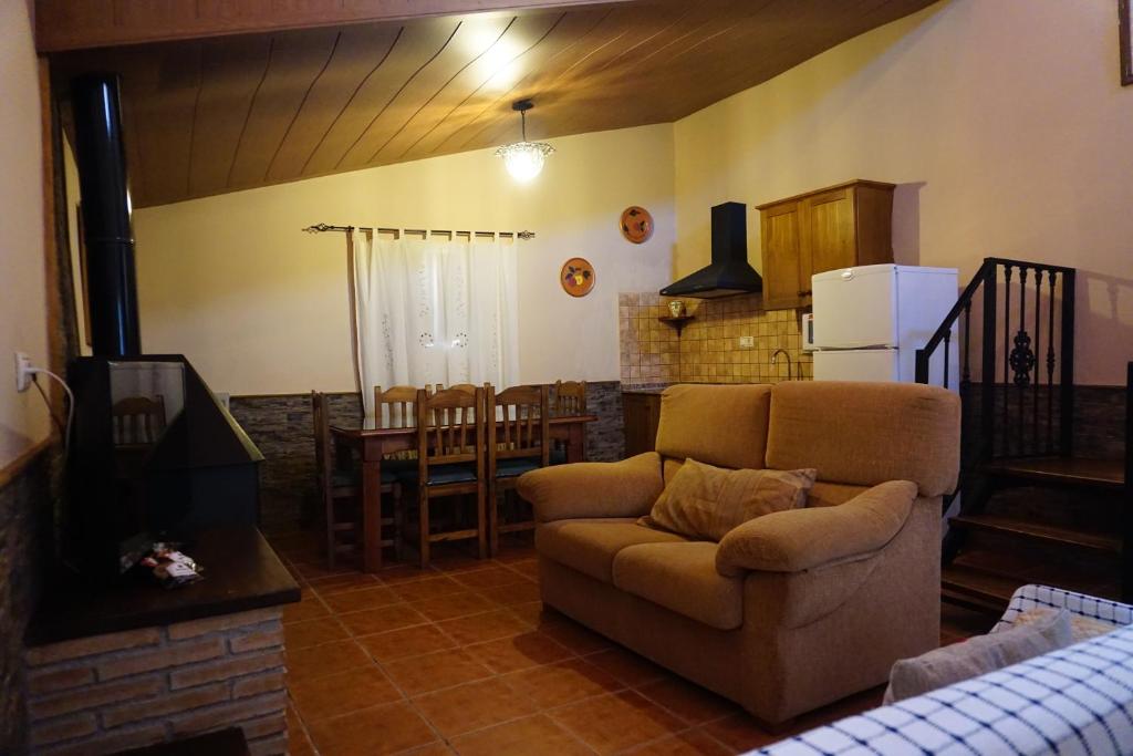 Posezení v ubytování Cabañas Cortijo el Helao