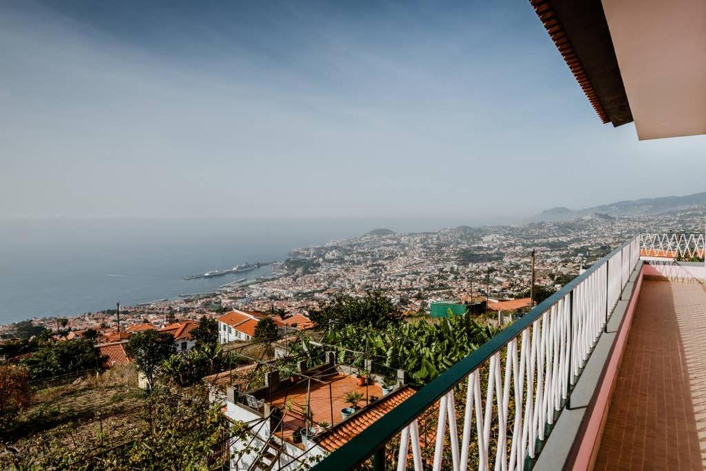 a view of a city from a balcony at City View Gardens in Funchal