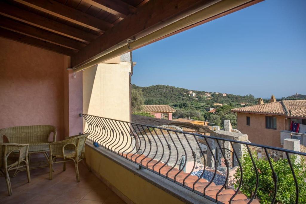 Balkon lub taras w obiekcie Sobìa Pitticca