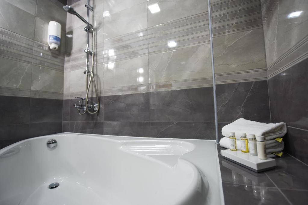 Koupelna v ubytování Hotel Požega
