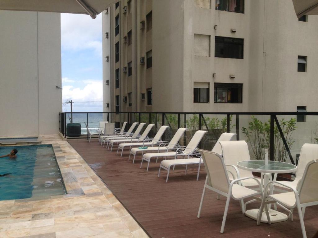  Apartamento pé na areia - Praia de Pitangueiras