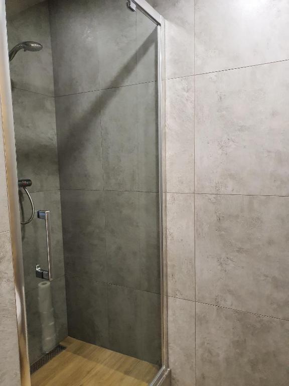 Koupelna v ubytování Apartmány SCHMIEDEBERG u KLÍNOVCE
