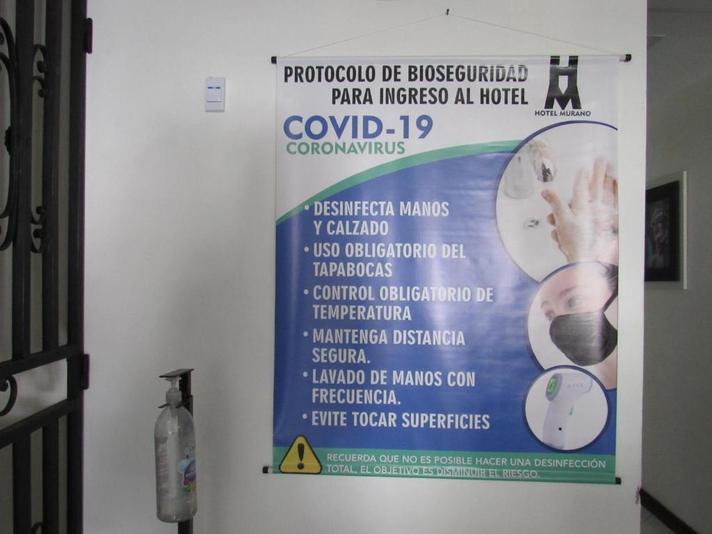 Certifikát, hodnocení, plakát nebo jiný dokument vystavený v ubytování Hotel Murano Medellín