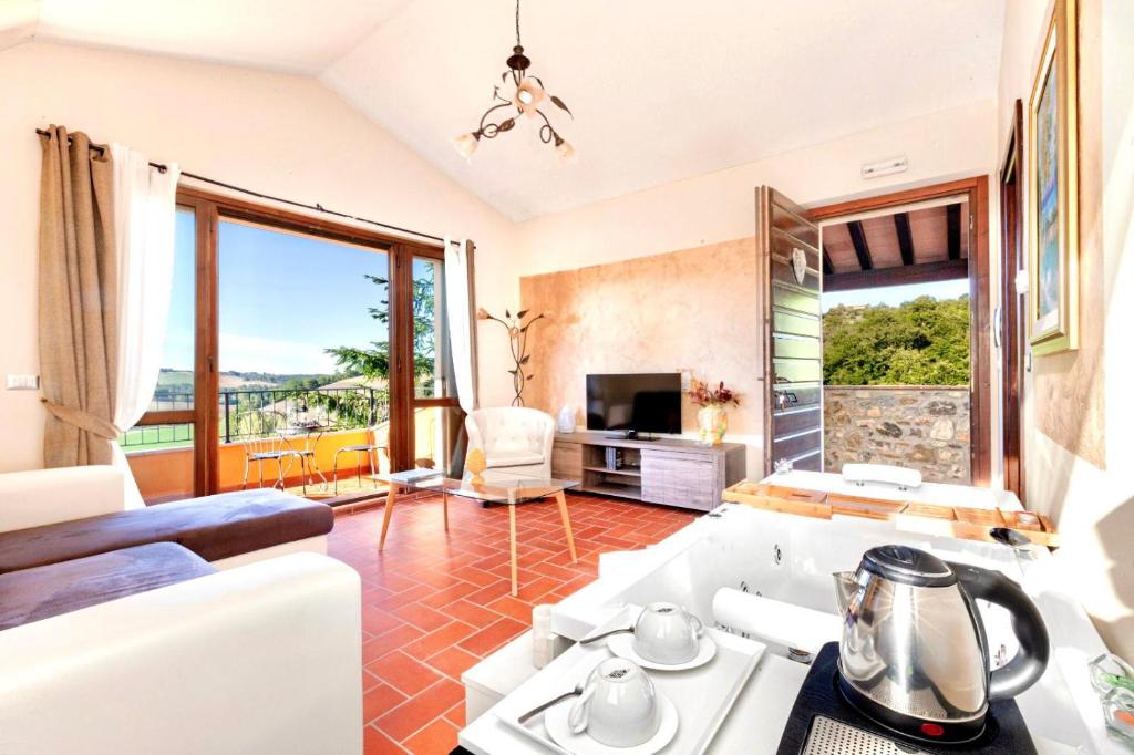 Posezení v ubytování Resort Umbria Spa