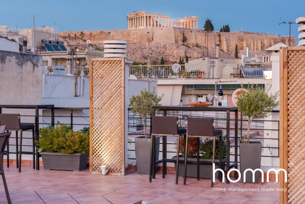 Apartment 130m² - Roof Garden with Acropolis View
