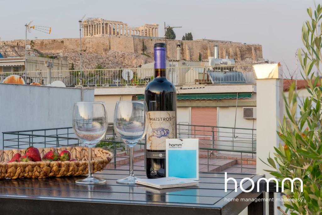 Apartment 130m² - Roof Garden with Acropolis View