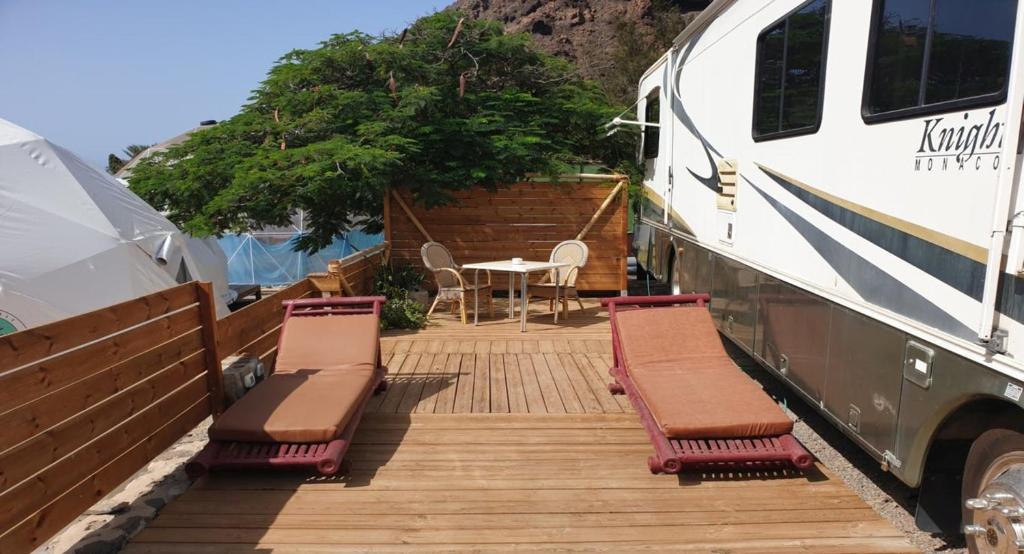 Paisaje cerca de este camping resort