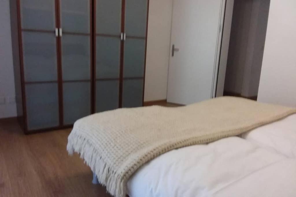 Postel nebo postele na pokoji v ubytování Ferienwohnung "Andre und Mariana" in Täsch, Wallis, Schweiz