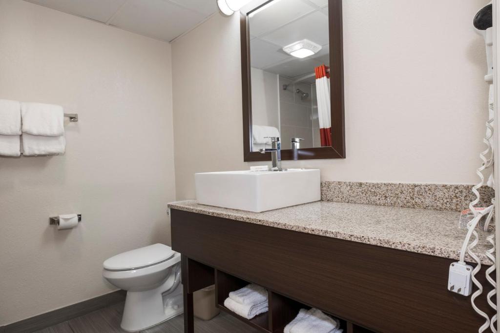 Koupelna v ubytování Red Roof Inn PLUS+ Poughkeepsie