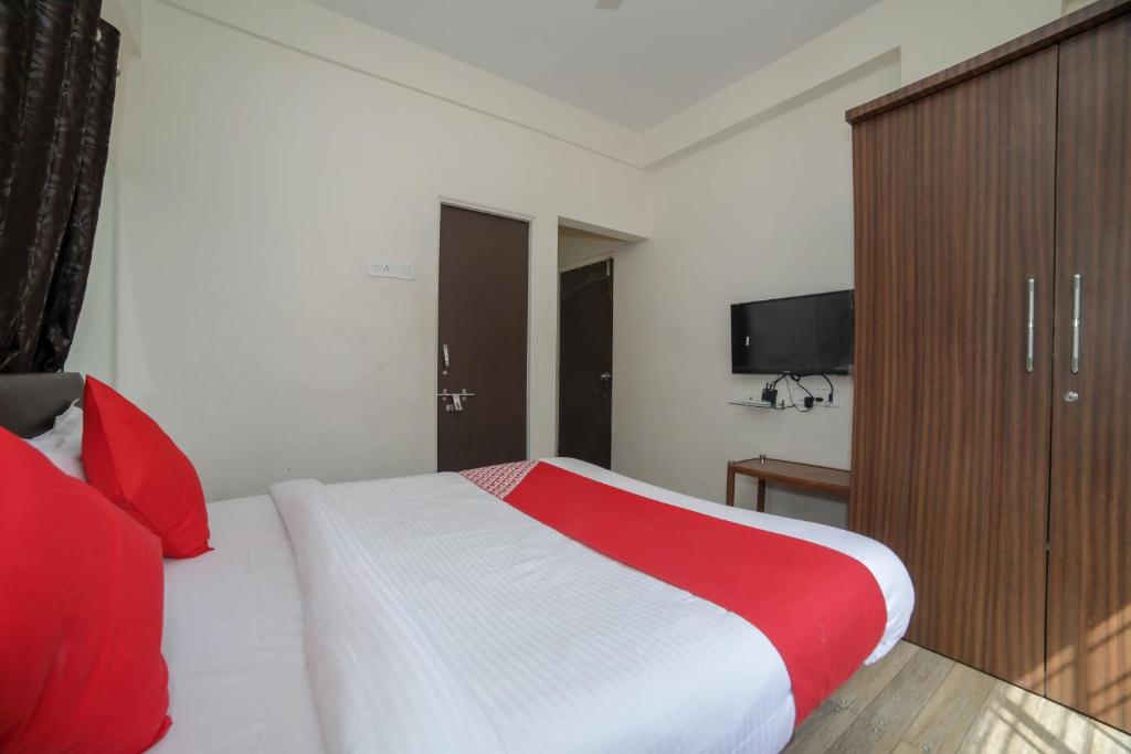 TV a/nebo společenská místnost v ubytování Hotel Shelter