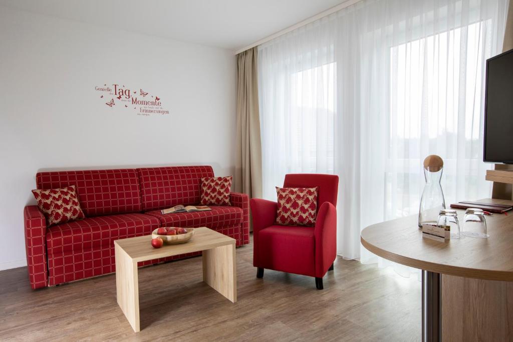 Posezení v ubytování Kohlers Hotel Engel