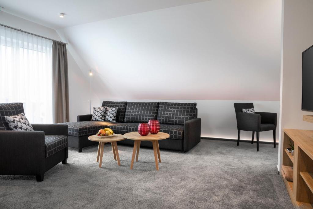 Posezení v ubytování Kohlers Hotel Engel