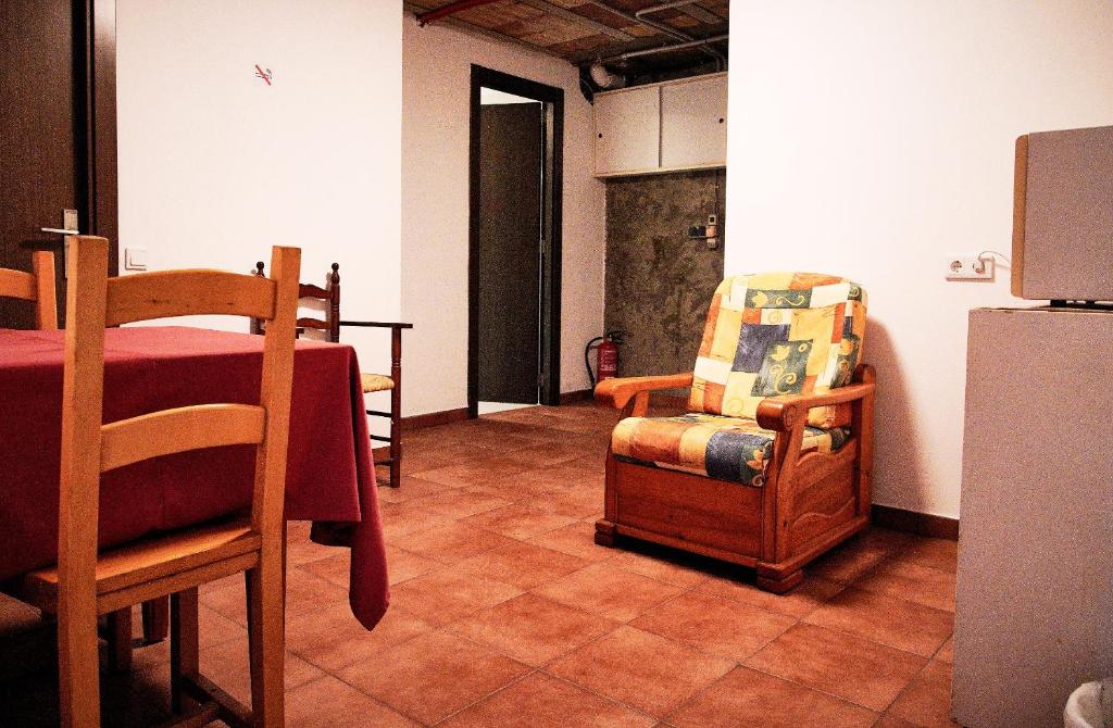 Posezení v ubytování Hotel La Burna Panoràmic