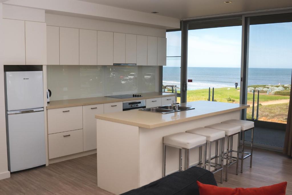 Kuchyň nebo kuchyňský kout v ubytování Wyndham Resort Torquay