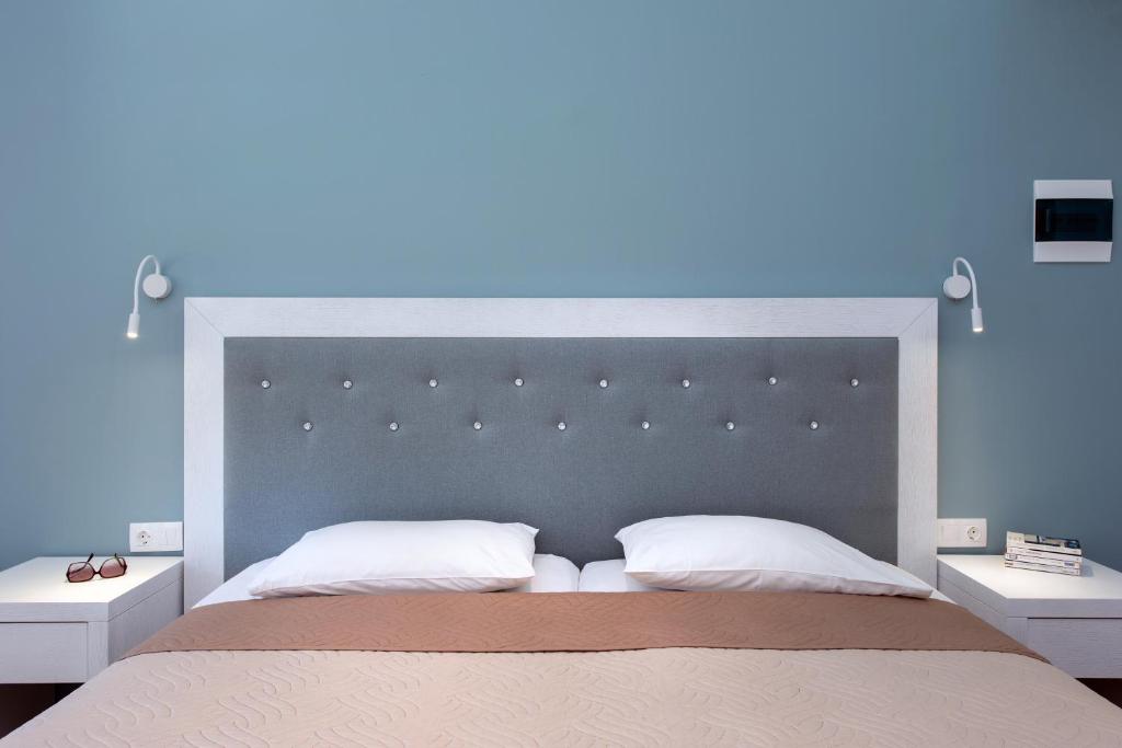 Letto o letti in una camera di Anita