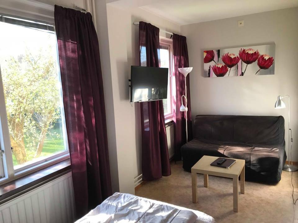 Istumisnurk majutusasutuses Karlshamn Vandrarhem och Hotell