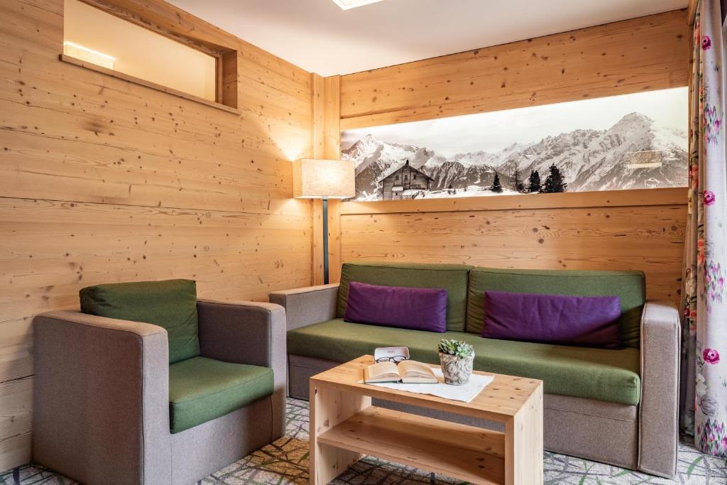Posezení v ubytování Hotel Pramstraller