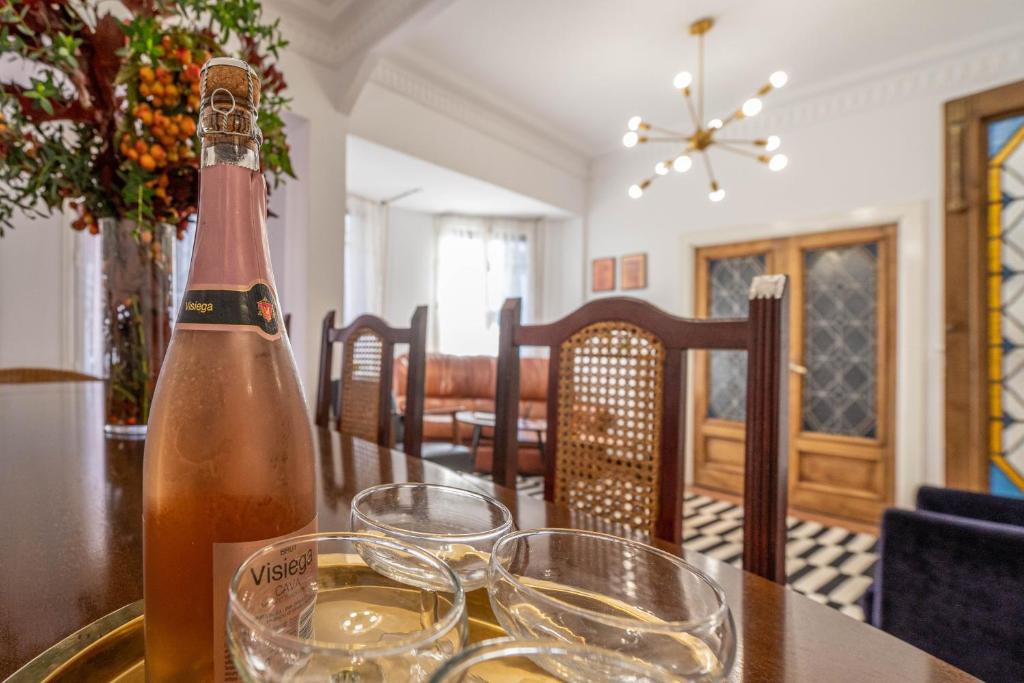 Posezení v ubytování HiHome Hostel Uría