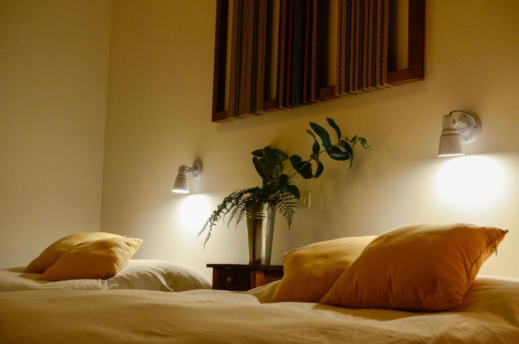 Postel nebo postele na pokoji v ubytování Gocta Andes Lodge