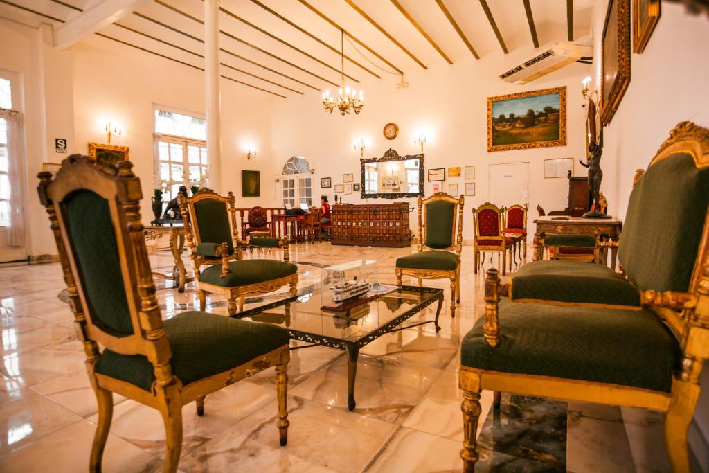 Posezení v ubytování Casa Morey