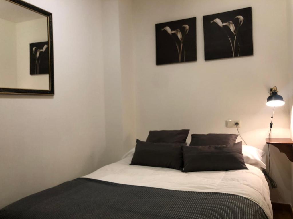 Postel nebo postele na pokoji v ubytování Apartamentos Los Lagos