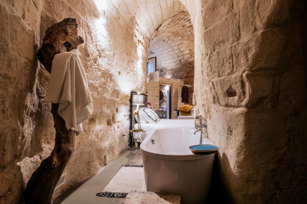 Koupelna v ubytování 19.52 Matera