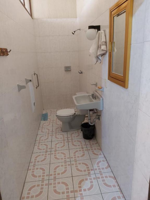Koupelna v ubytování Hostal Guadalajara