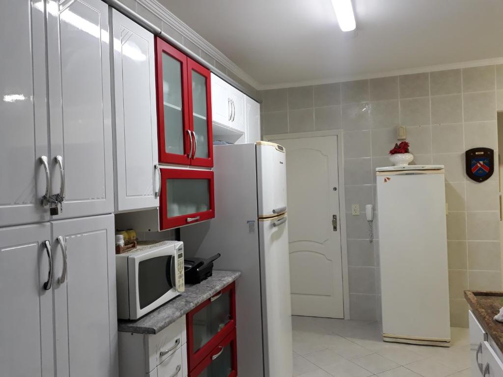  Apto Varanda Gourmet frente ao mar com Wi-Fi