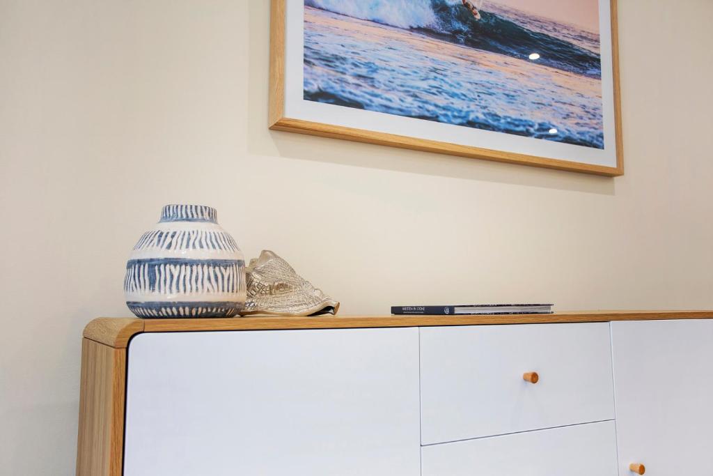 Kuchyň nebo kuchyňský kout v ubytování Sea Foam Villas