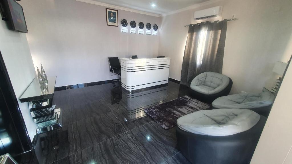 Posezení v ubytování Indico Apart Hotel