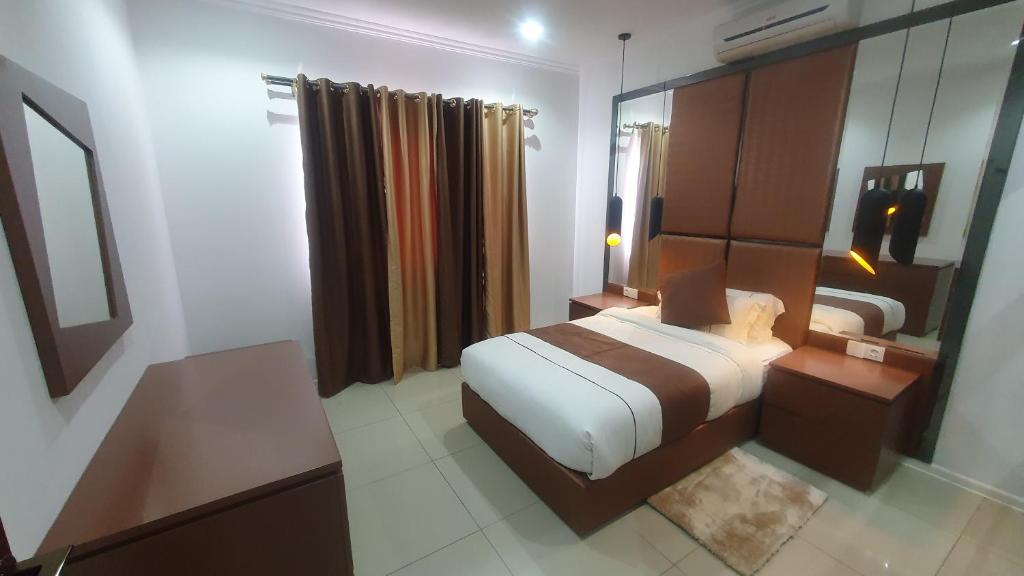 Postel nebo postele na pokoji v ubytování Indico Apart Hotel