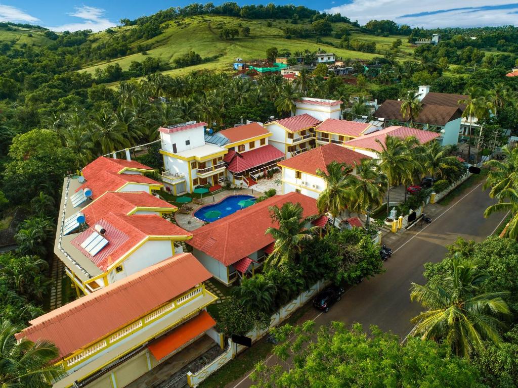 
A bird's-eye view of Spazio Leisure Resort, Goa
