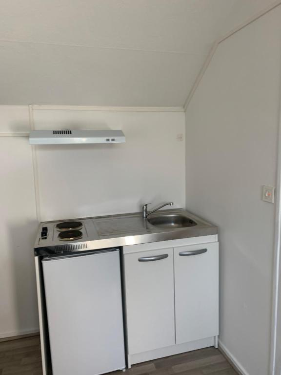 Kuchyň nebo kuchyňský kout v ubytování hôtel Le Cosy