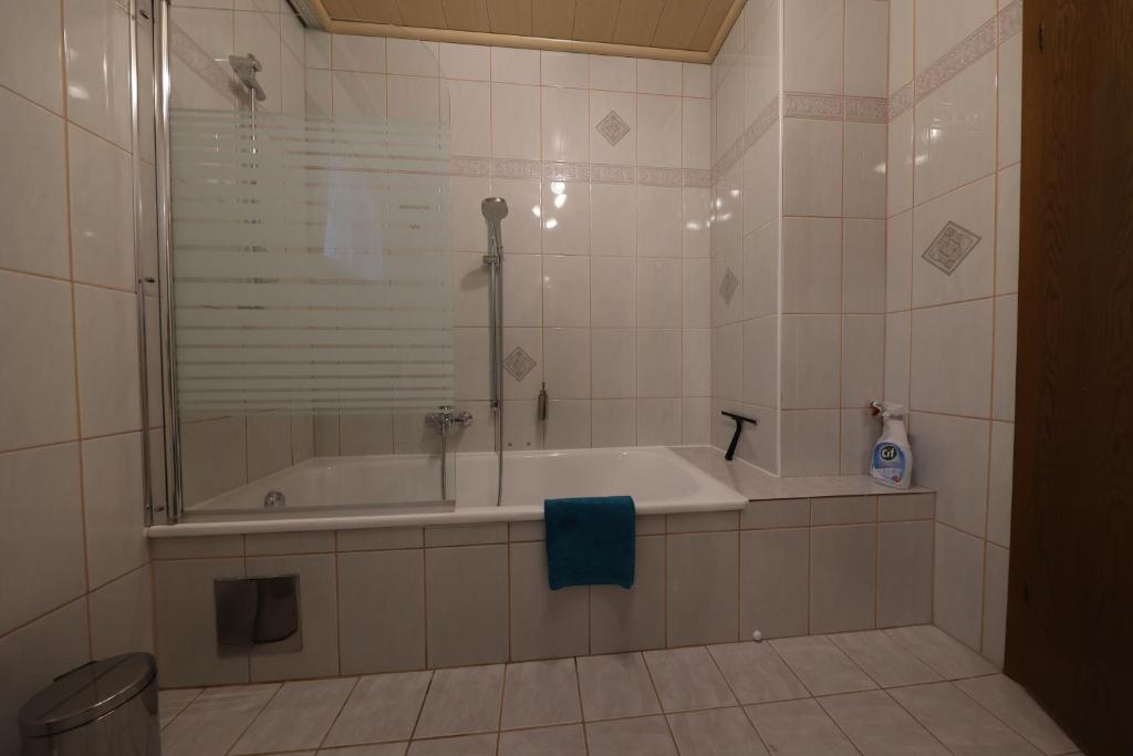 Kúpeľňa v ubytovaní Gästehaus Reingruber