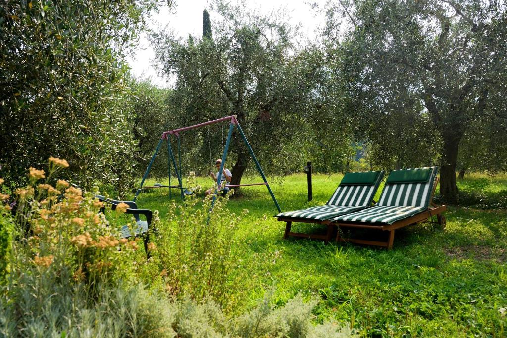 Vonkajšia záhrada v ubytovaní Residenza Mariella