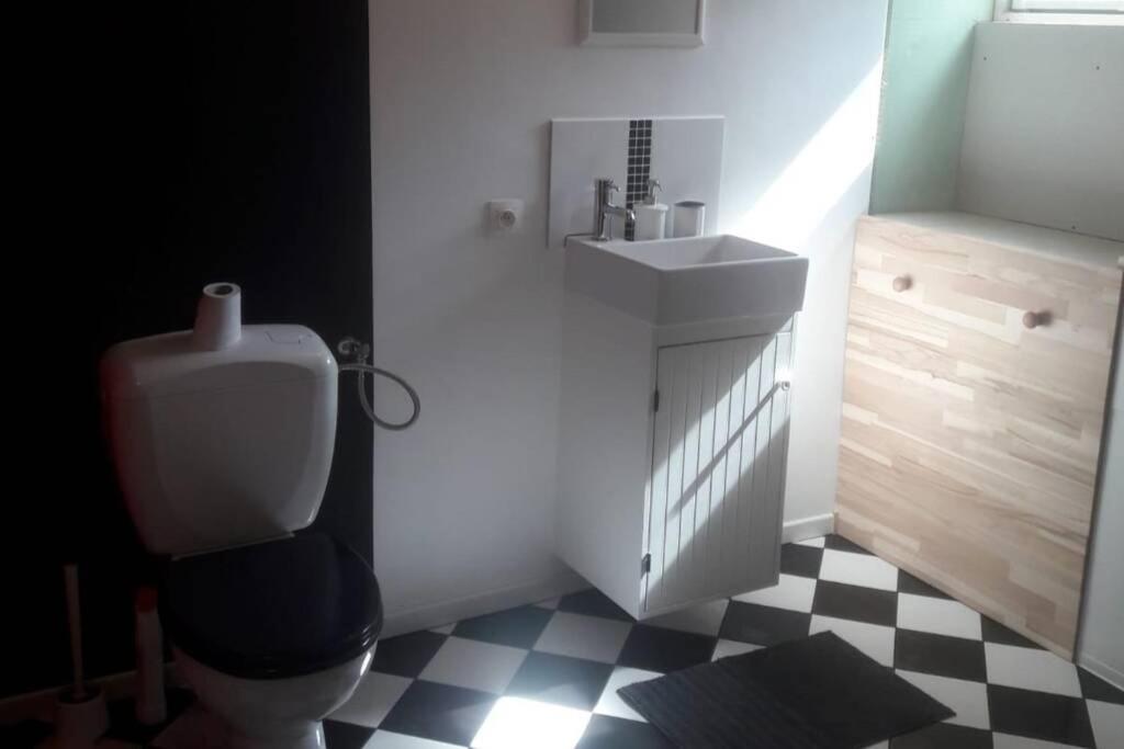 Koupelna v ubytování La cense du vieux frêne