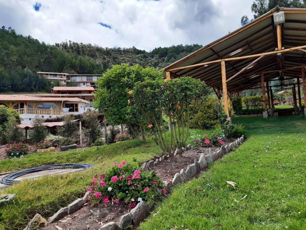 Zahrada ubytování Hotel Campestre Inaoska Ecospa