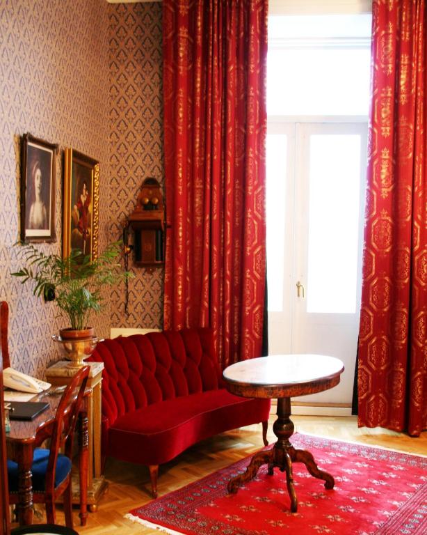 Posezení v ubytování Laholms Stadshotell