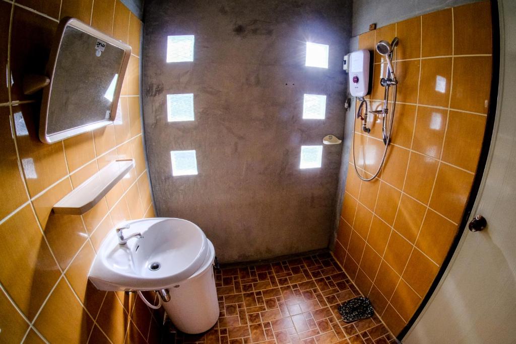 Koupelna v ubytování Pai Tewdoi ปาย ทิวดอย รีสอร์ท