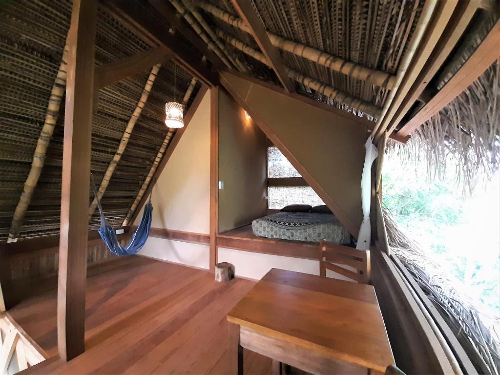 Posezení v ubytování PUQIO ECOLODGE