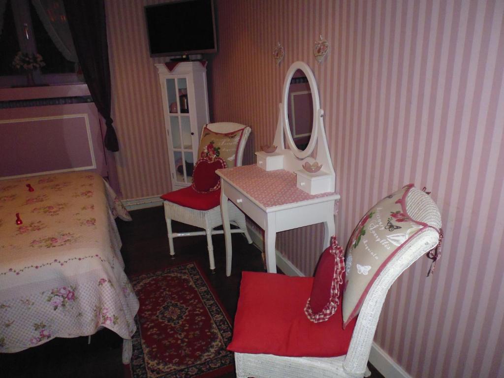 Posezení v ubytování B&B De Vijf Zuilen
